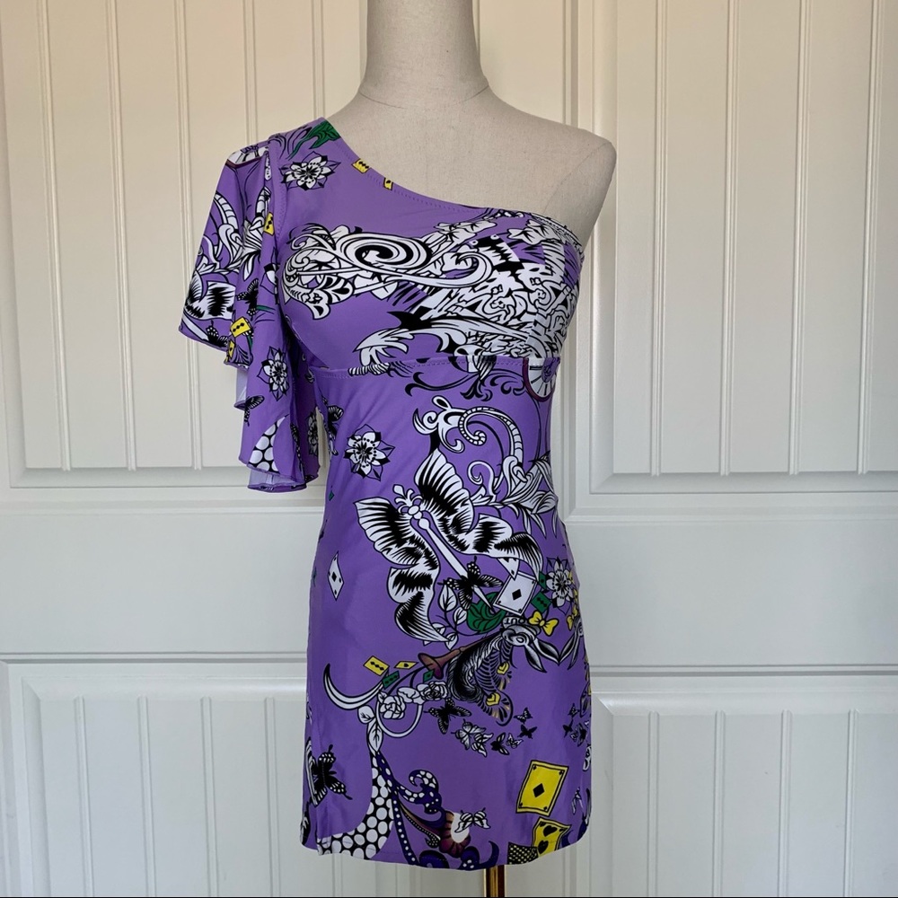 Asymmetrical Swimsuit Dress & Briefs Set